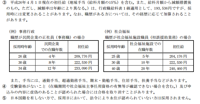 大阪市福祉職採用